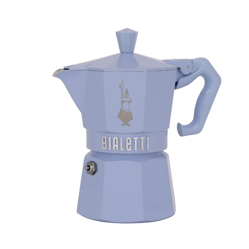 Bialetti Moka Exclusive Light Blue 3 Cup